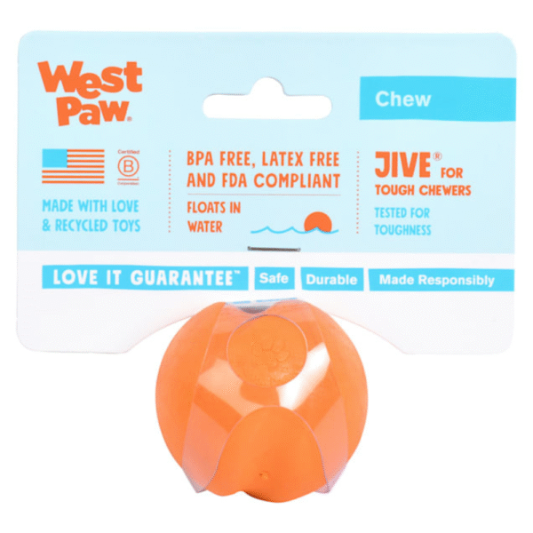 West Paw Jive Ball Assorted Dog Chew Toy, X-Small